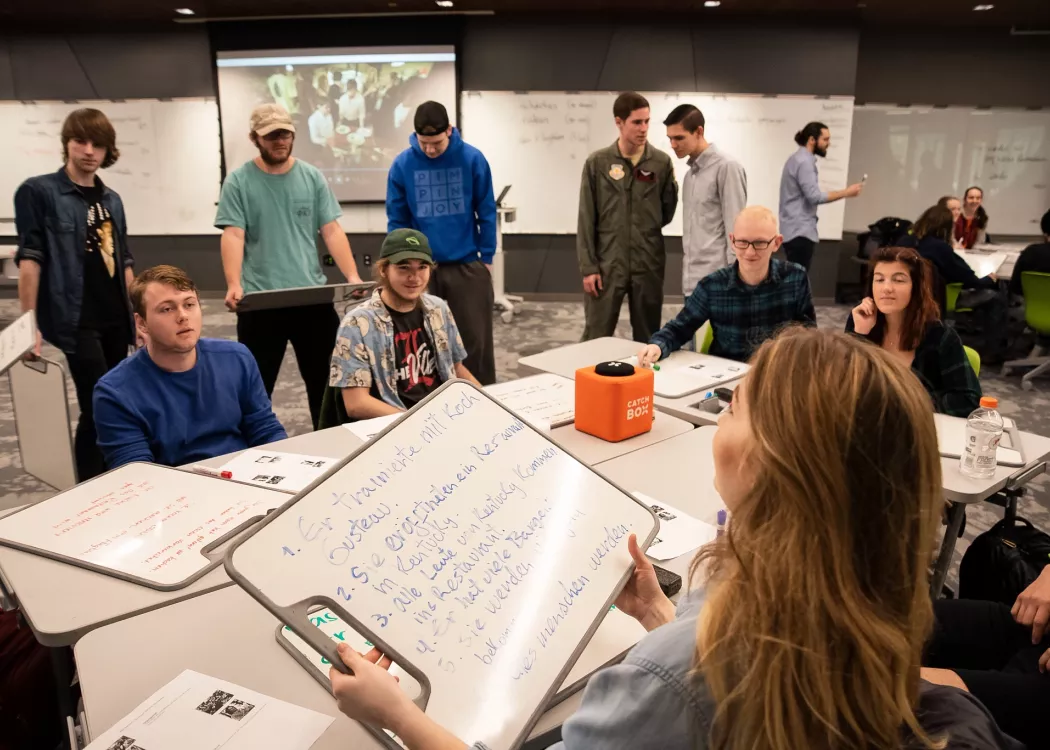 Students in the TILL classroom