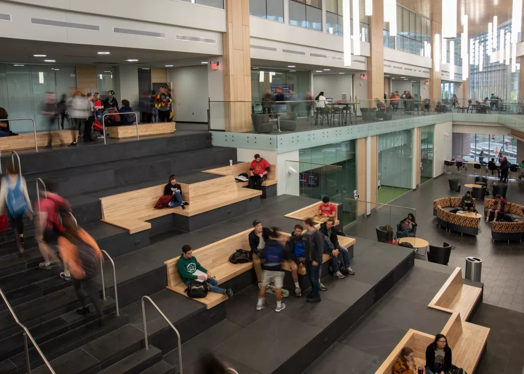 Belknap Academic Building lobby
